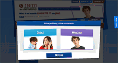Desktop Screenshot of 116111.pl